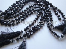 Black Spinel Faceted Kite Shape Beads